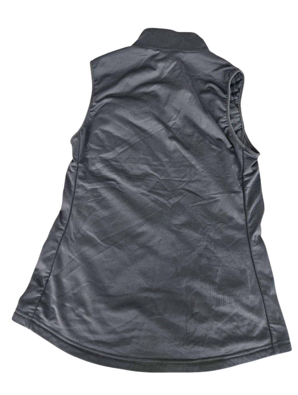 NWT Nike Women's Dark Gray Quilted Hybrid Vest - Picture 7 of 8